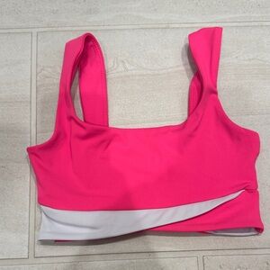 Kids Pink and White Dance Costume Top